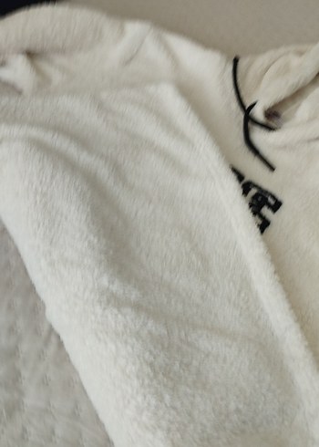 Nike Beyaz Kapüşonlu Kadın Sweatshirt - Görsel 7