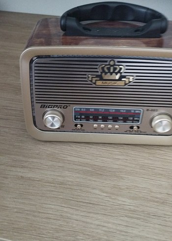 Kahverengi Retro Müzik Sistemi - Görsel 2