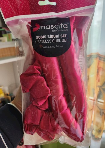 Nascita Isısız Bukle Seti Pembe