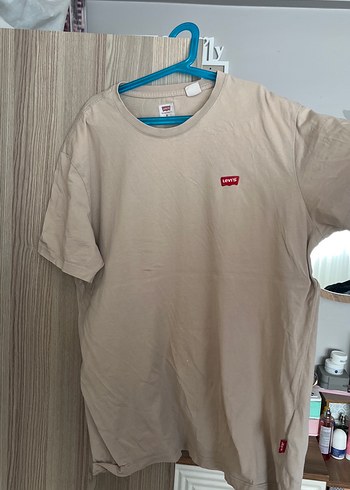 Levis Levi S Bej Bisiklet Yaka Tisort