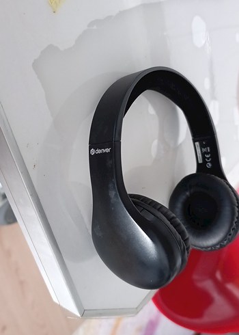 Siyah Kulaküstü Kablosuz Kulaklık Bluetooth lu - Görsel 3