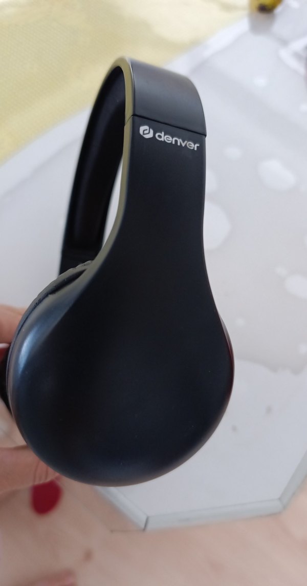 Siyah Kulaküstü Kablosuz Kulaklık Bluetooth lu - Görsel 2