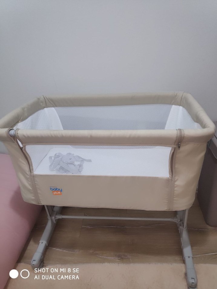 Bej ve Gri Bebek Sepeti - Görsel 2