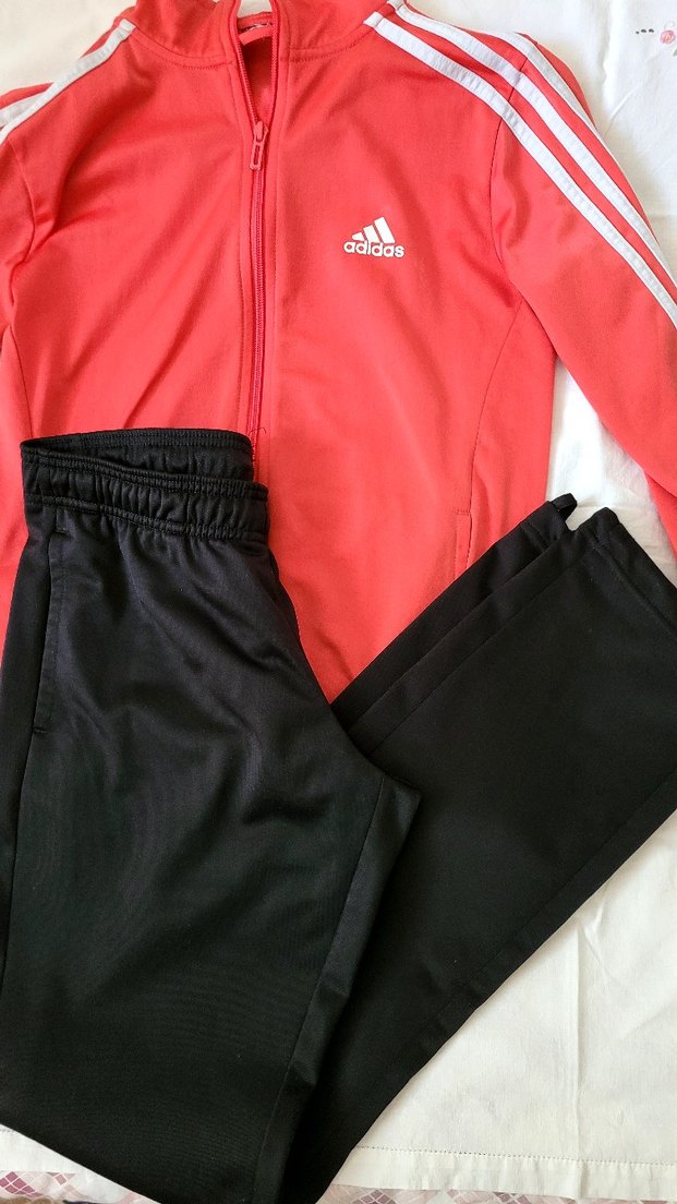 Fermuarlı Orjinal Adidas Eşofman Üstü ve Siyah Alt - Görsel 2