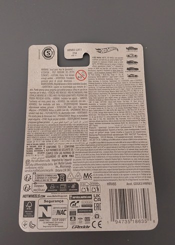 Sarı Hot Wheels Porsche 911 GT3 RS Oyuncak Araba