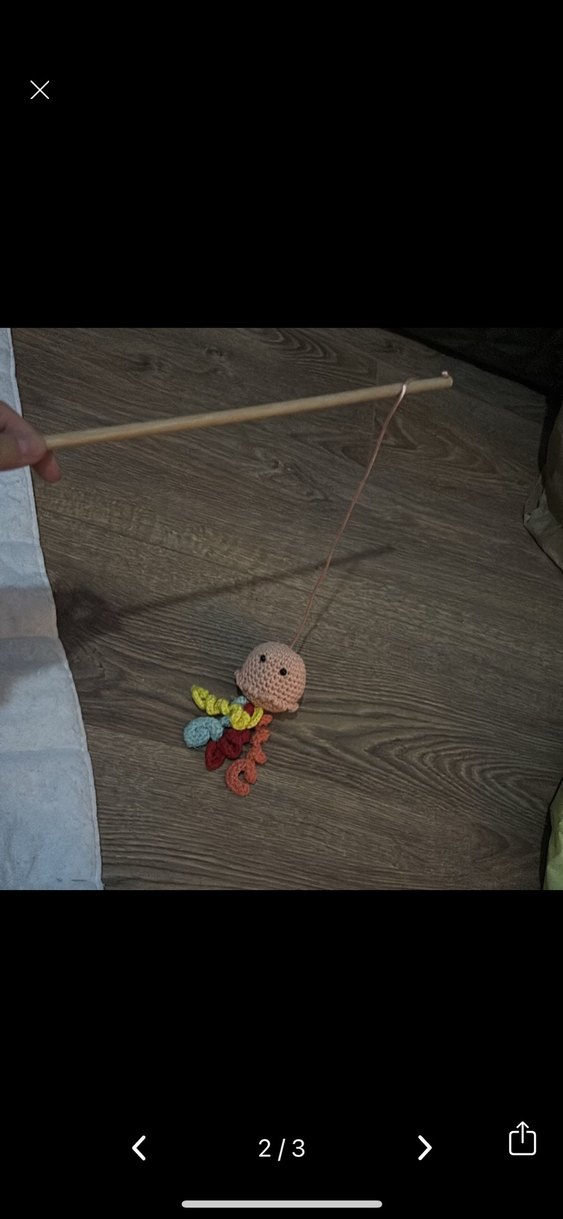 El örgüsü kedi oyuncağı - Görsel 2