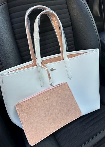 Lacoste beyaz çift taraflı
