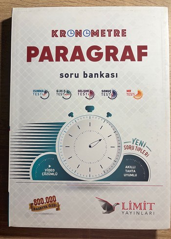 Limit Yayınları Kronometri Paragraf Kitabı