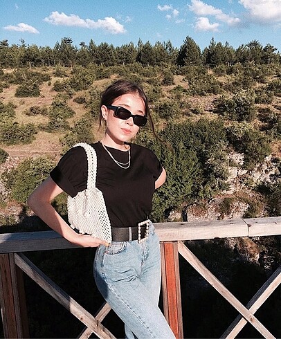 Beden Boncuklu mini çanta