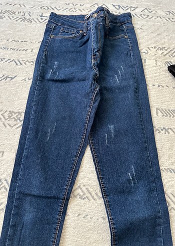 Kadın Mavi Denim Regular Fit Kot Pantolon