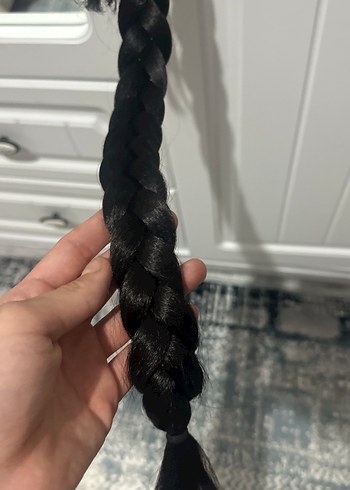 Diğer Siyah Deri Püsküllü Gotik Saç Aksesuarı