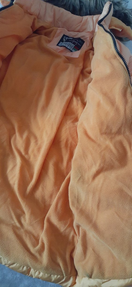 Sarı Kürklü Kışlık Mont - Görsel 2