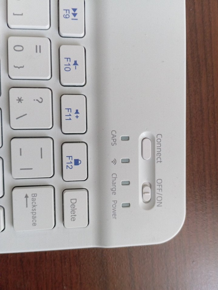 Beyaz ONEZERO Kablosuz Klavye - Görsel 2