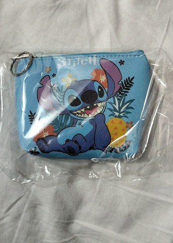 Renkli Stitch Baskılı Fermuarlı Cüzdan - Görsel 2
