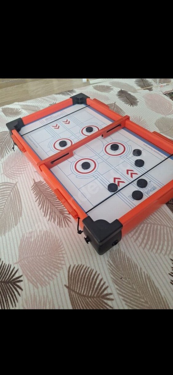 Portatif Mini Hava Hokeyi Oyunu - Görsel 2