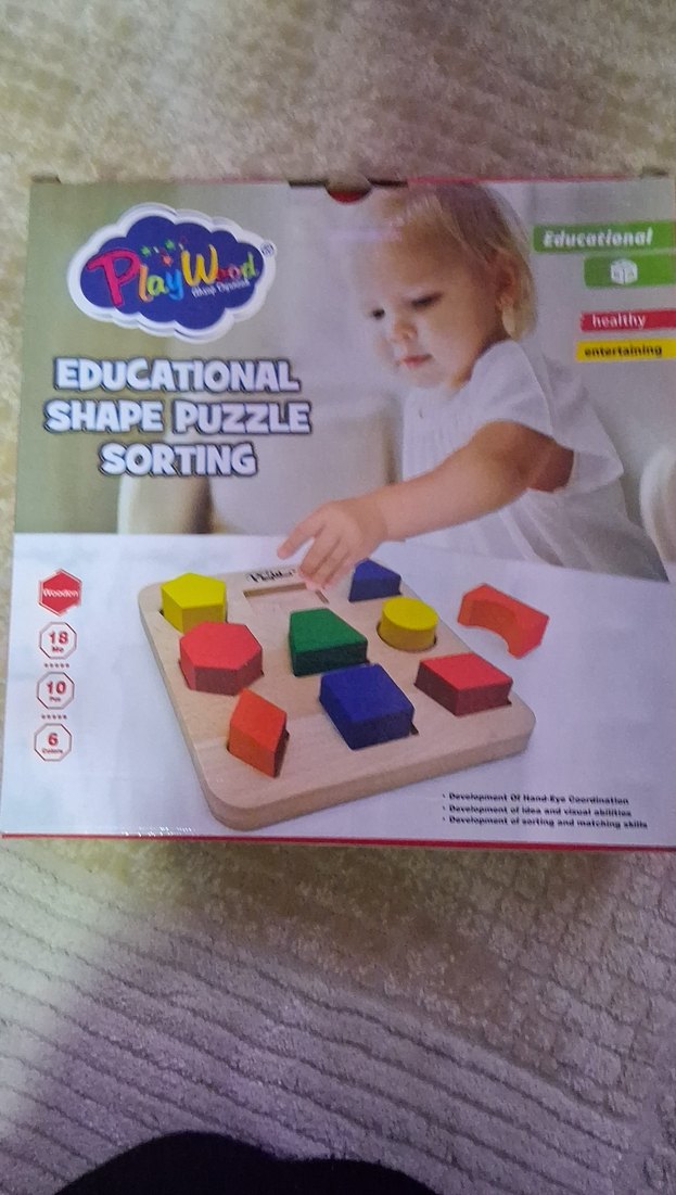 Ahşap Eğitici Bul-Tak Şekiller Oyunu - Görsel 2