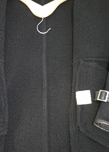 Sıfır AVVA marka Siyah Erkek Süet Kürklü ve Kapüşonlu Ceket Mont - Görsel 6