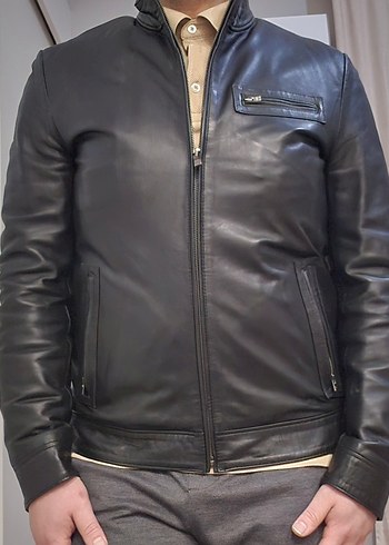 Sıfır Vakko W Collection %100 Deri Ceket - Görsel 13