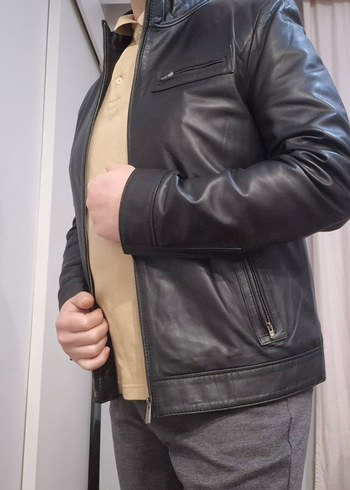 Sıfır Vakko W Collection %100 Deri Ceket - Görsel 7