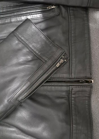 Sıfır Vakko W Collection %100 Deri Ceket - Görsel 5