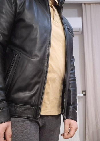 Sıfır Vakko W Collection %100 Deri Ceket - Görsel 8