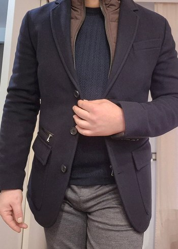 Sıfır NETWORK Lacivert Ceket - Görsel 8