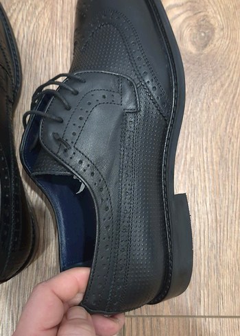 SIFIR DS DAMAT HAKİKİ DERİ KLASİK AYAKKABI - Görsel 3