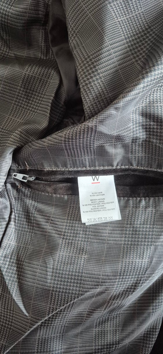 Vakko W Collection %100 Süet Deri Ceket - Görsel 2