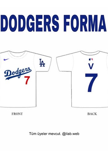 Dodgers forma M beden