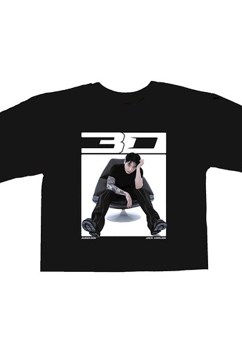 Jungkook 3D tee tshirt.