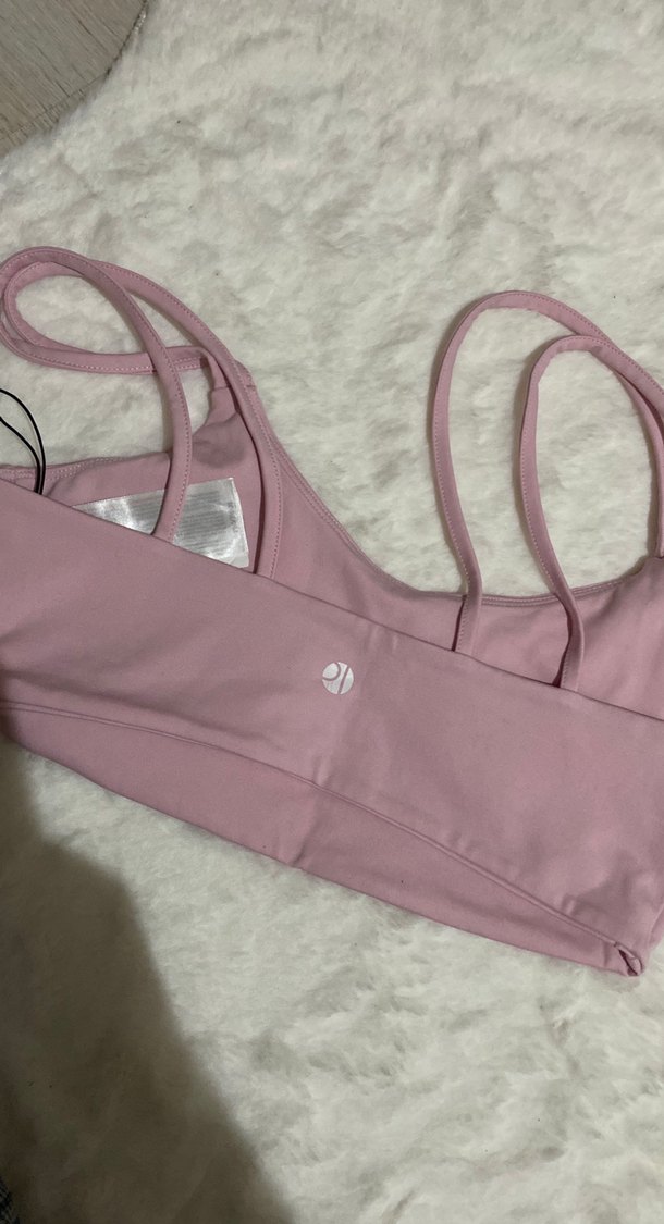 Pastel Pembe Spor Sütyeni - Görsel 2