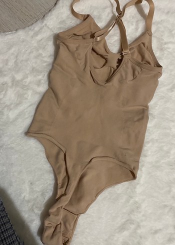 Bej Minimalist Midi Kadın İç Çamaşırı - Görsel 2