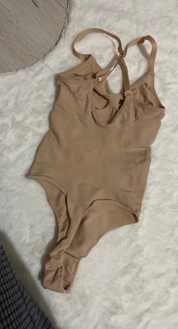 Bej Minimalist Midi Kadın İç Çamaşırı - Görsel 2