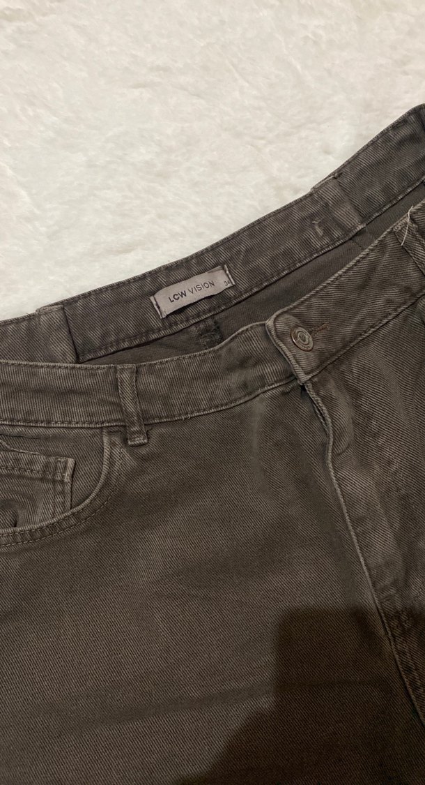 Kadın kahve Pantolon - Görsel 2