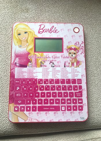 Barbie Eğitici Tablet Oyuncak Pembe