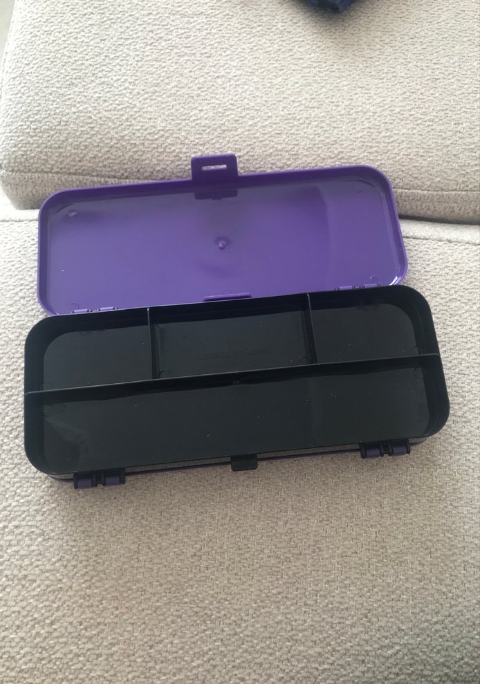 Mor Velcro Kapaklı Kalemlik - Görsel 2