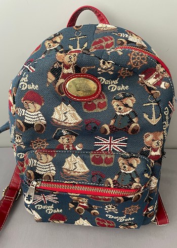 Renkli Baskılı Kadın Sırt Çantası - Görsel 4