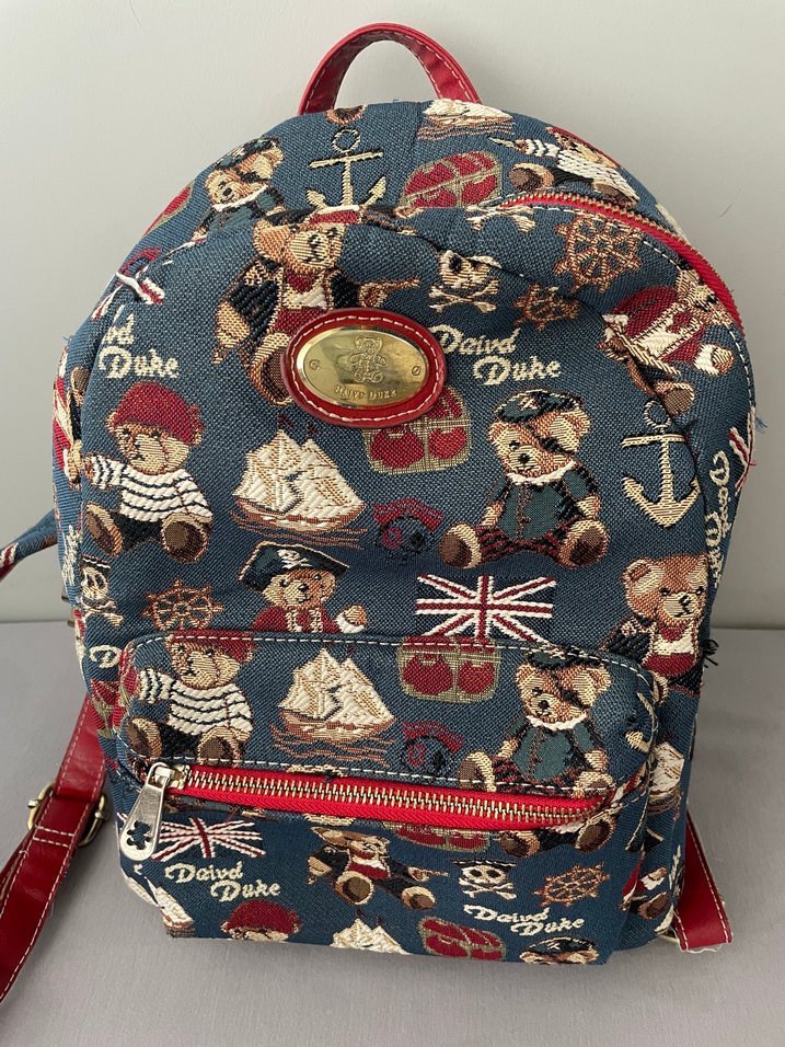 Renkli Baskılı Kadın Sırt Çantası - Görsel 4