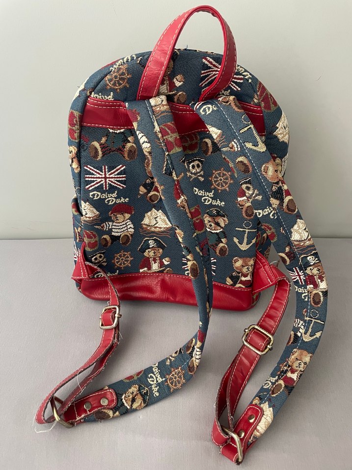 Renkli Baskılı Kadın Sırt Çantası - Görsel 3