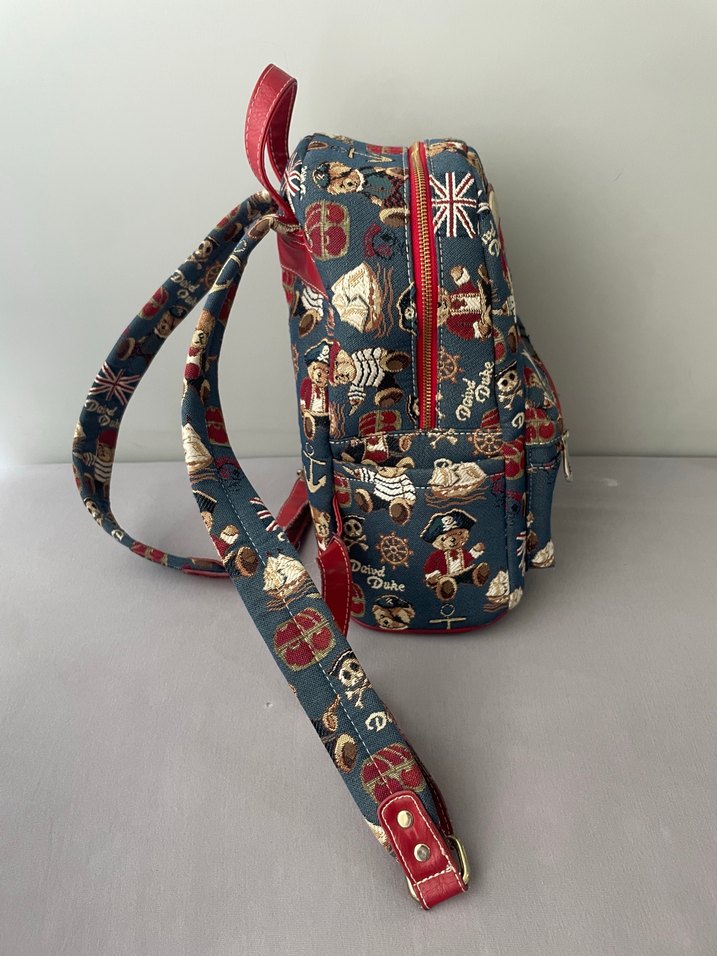 Renkli Baskılı Kadın Sırt Çantası - Görsel 2