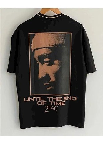 Pull and Bear Siyah Baskılı Oversize Erkek Tişört