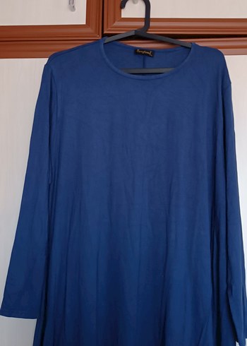 48 Beden mavi tunik Indigo mavi
