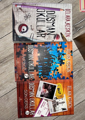 düşman okulları üçlü kitap set