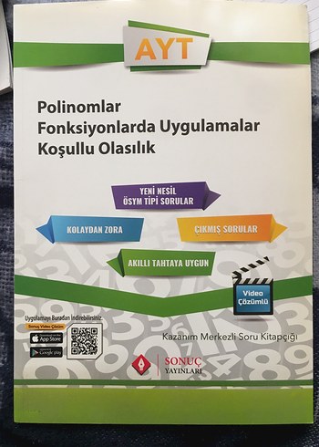AYT Polinomlar ve Olasılık Soru Kitapçığı