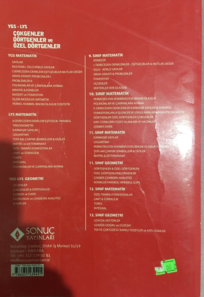 YGS-LYS Çokgenler ve Dörtgenler Kitabı - Görsel 2