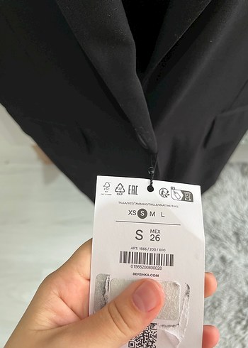 Siyah Kadın oversize Blazer - Görsel 4