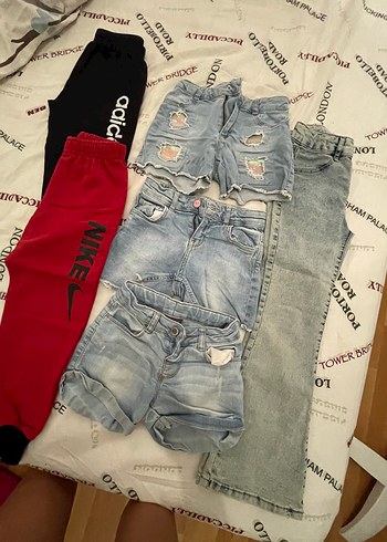 Gri Denim Salaş Kız Şort