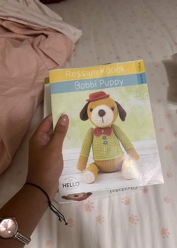 Diğer Ressam Köpek Amigurumi Kit - Pastel Camel