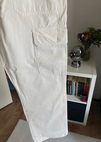 38 Beden ZARA Kadın Beyaz Jean