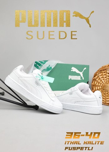Beyaz Puma Spor Ayakkabı Kadın